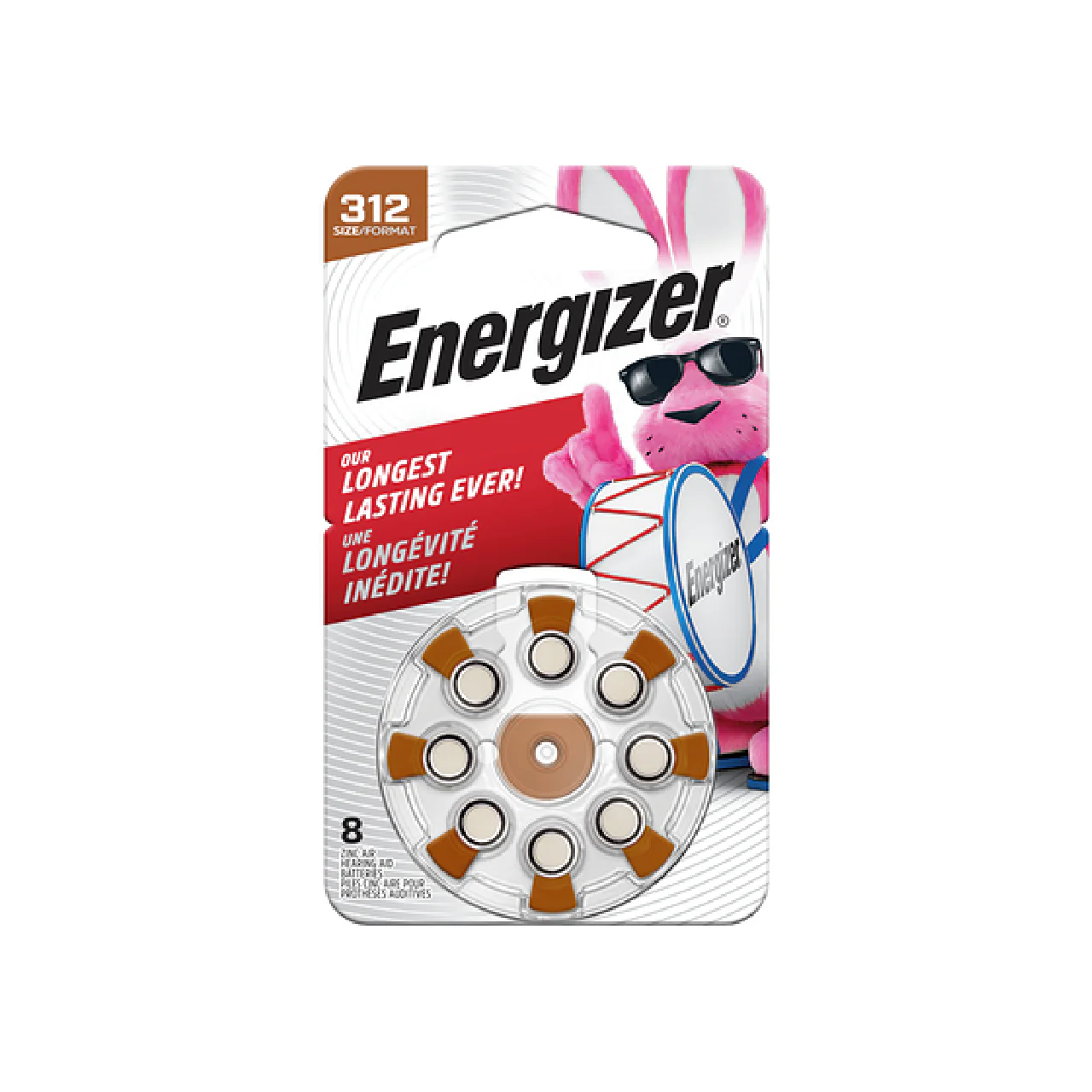 Energizer - Hearing Aid Batteries 312 | 8 Batteries