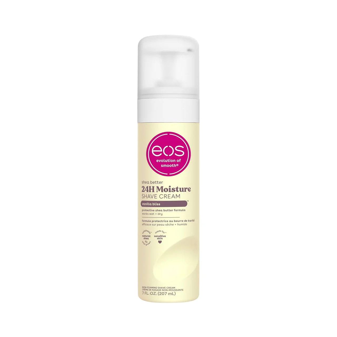 eos - Shea Better 24H Moisture Shave Cream, Vanilla Bliss | 207 mL