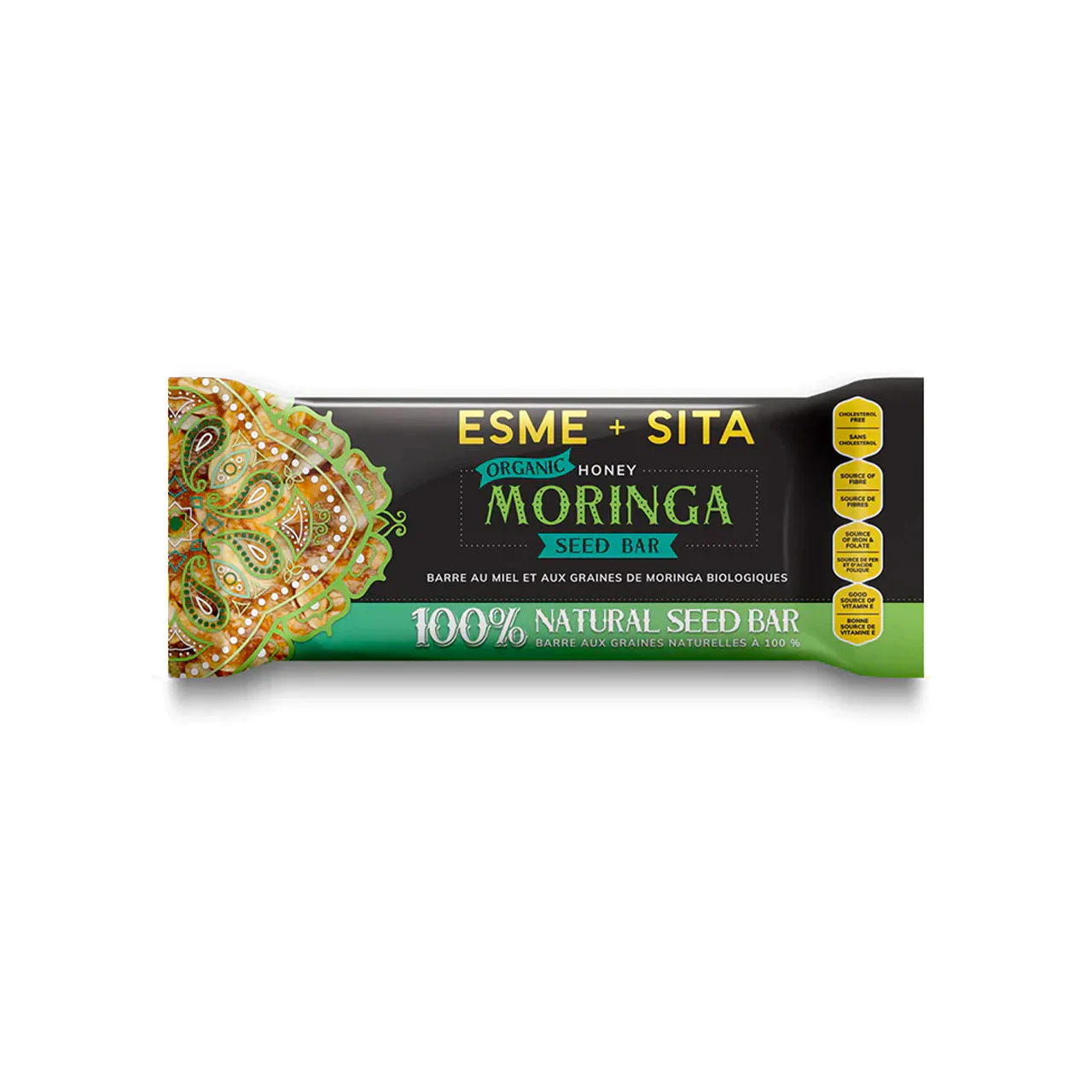 Esme+Sita - Organic Honey Moringa Seed Bar | 12 Pk