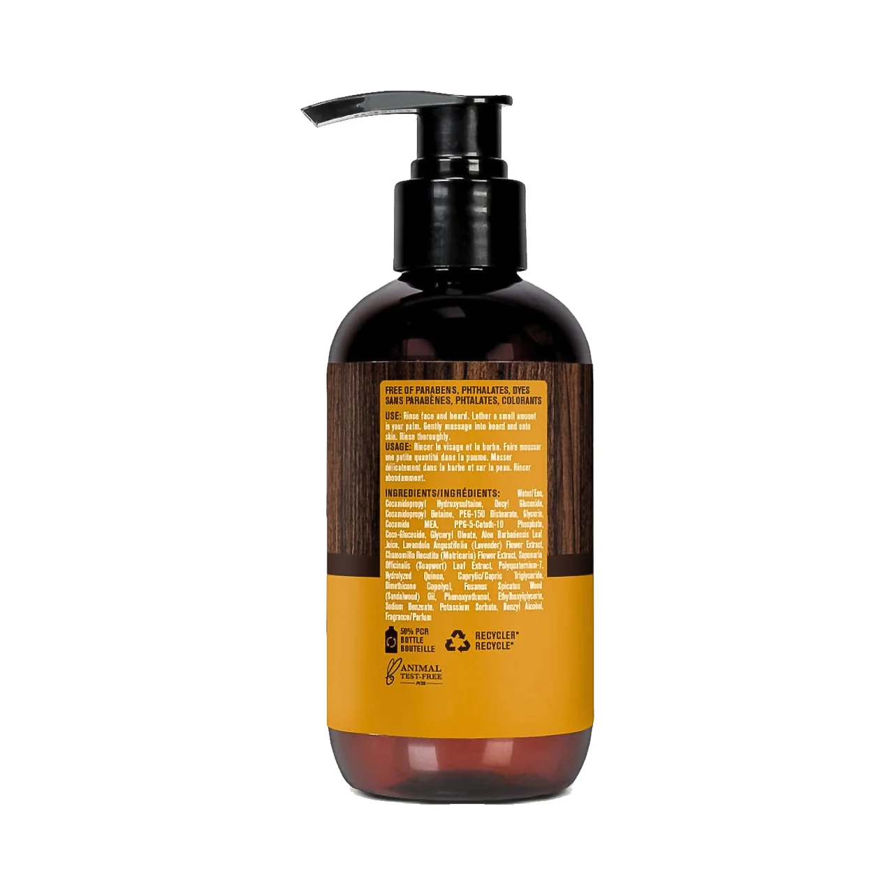 Every Man Jack - Beard + Face Wash, Sandalwood | 200 mL - Image 2