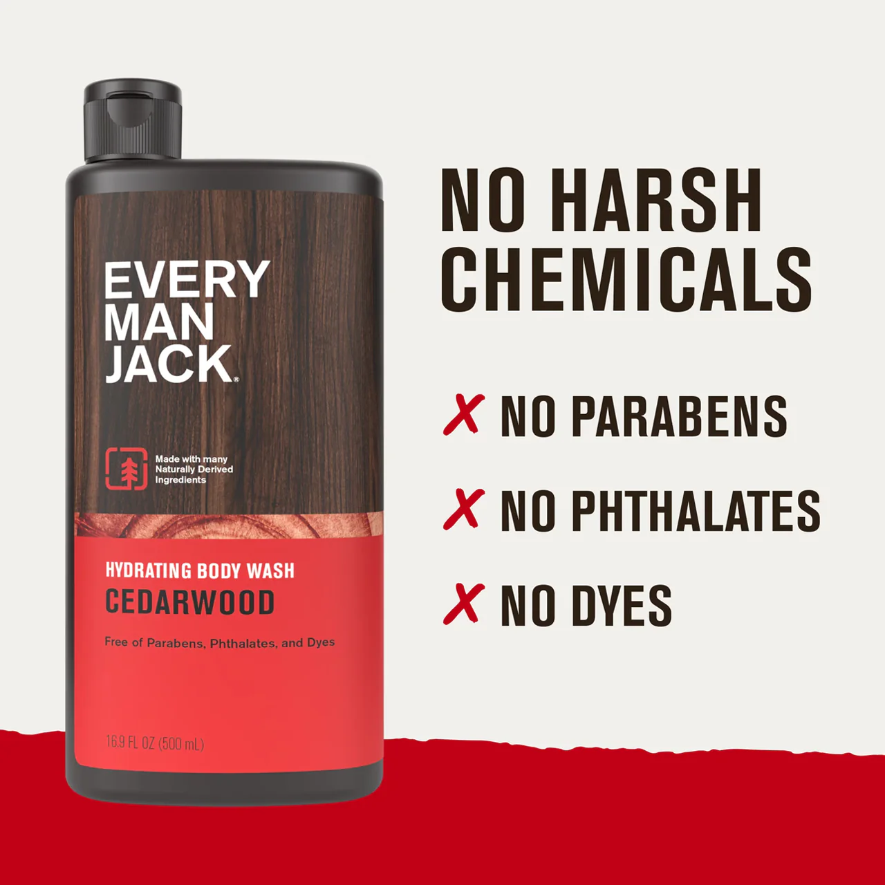 Every Man Jack - Body Wash, Cedarwood | 500 mL - Image 2