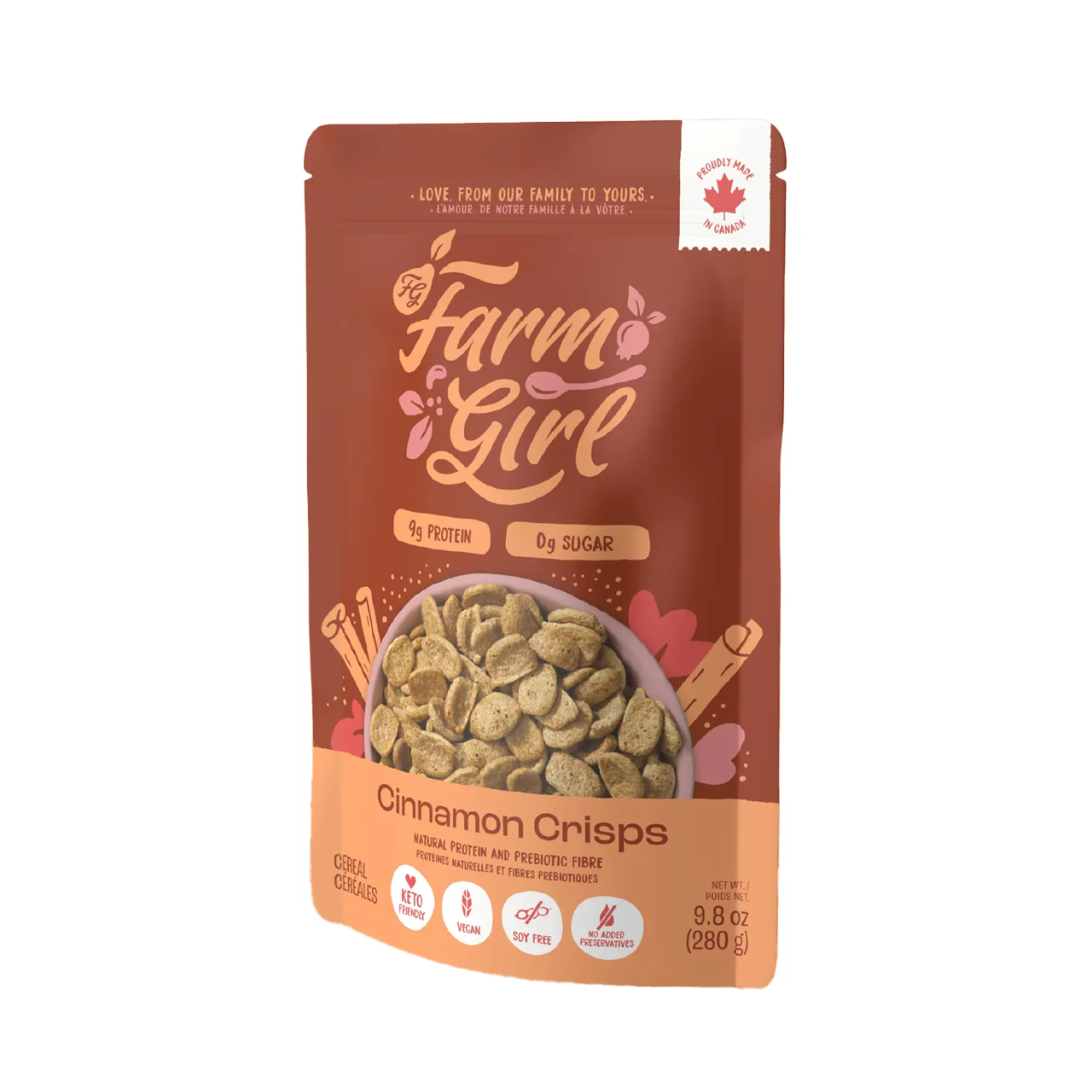 Farm Girl - Cinnamon Crisps Cereal | 280 g