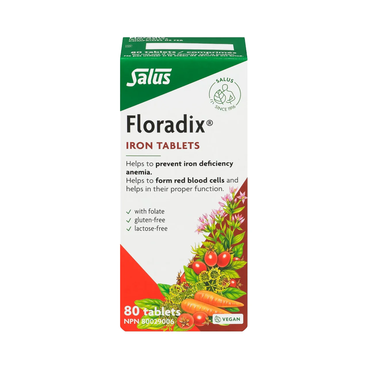Salus - Floradix Iron Tablets | 80 Tablets