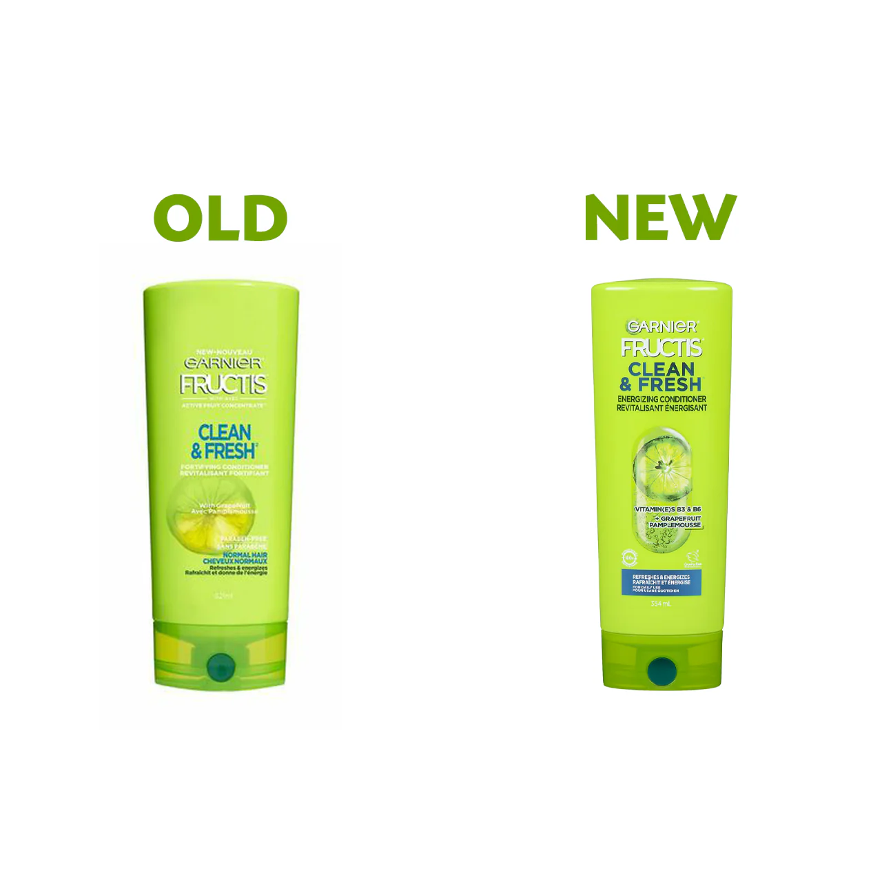 Garnier Fructis - Clean & Fresh - Energizing Conditioner with Grapefruit | 354 mL - Image 2