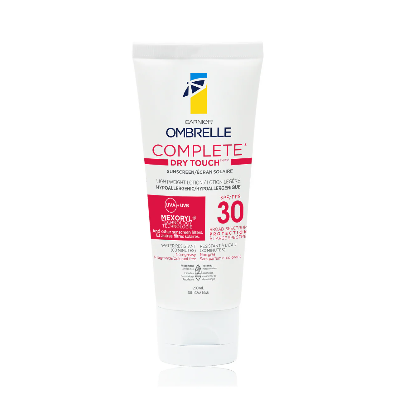 Ombrelle - Complete Dry Touch Sunscreen - Lightweight Lotion - SPF 30 Broad Spectrum Protection | 200 mL