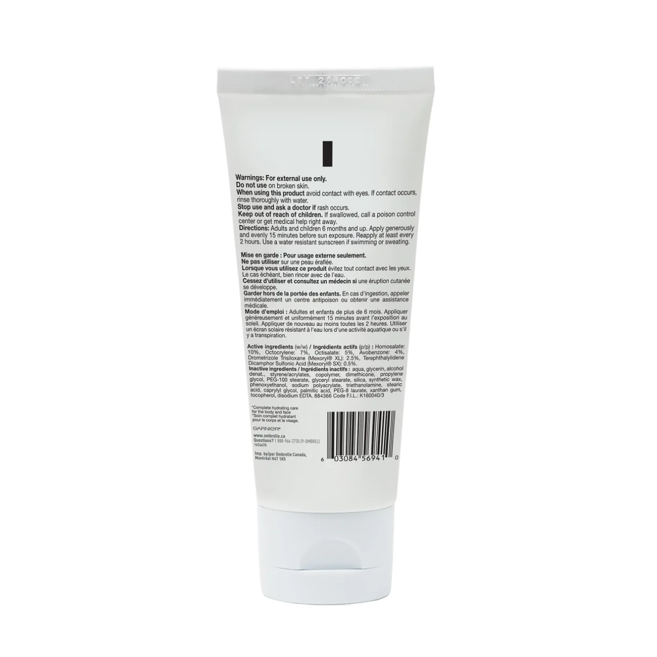 Ombrelle - Complete Hypoallergenic Sunscreen - Lightweight Lotion - SPF 60 Broad Spectrum | 90 mL - Image 2