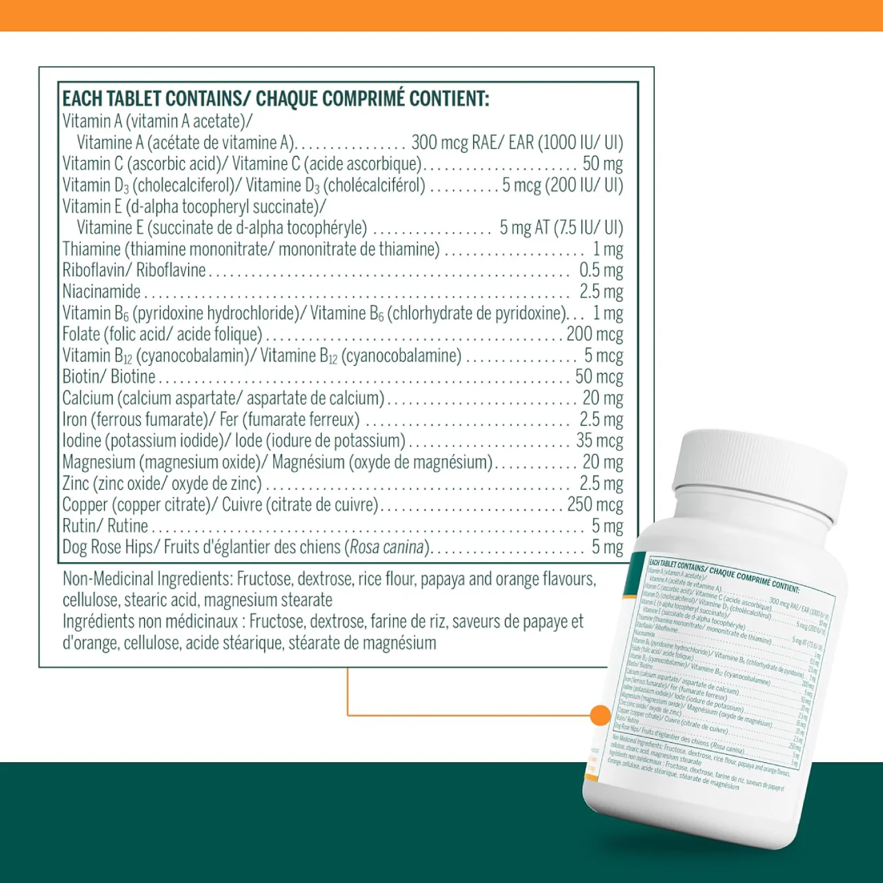 Genestra - Children's Chewable Vitamins | 100 Tablets - Image 2