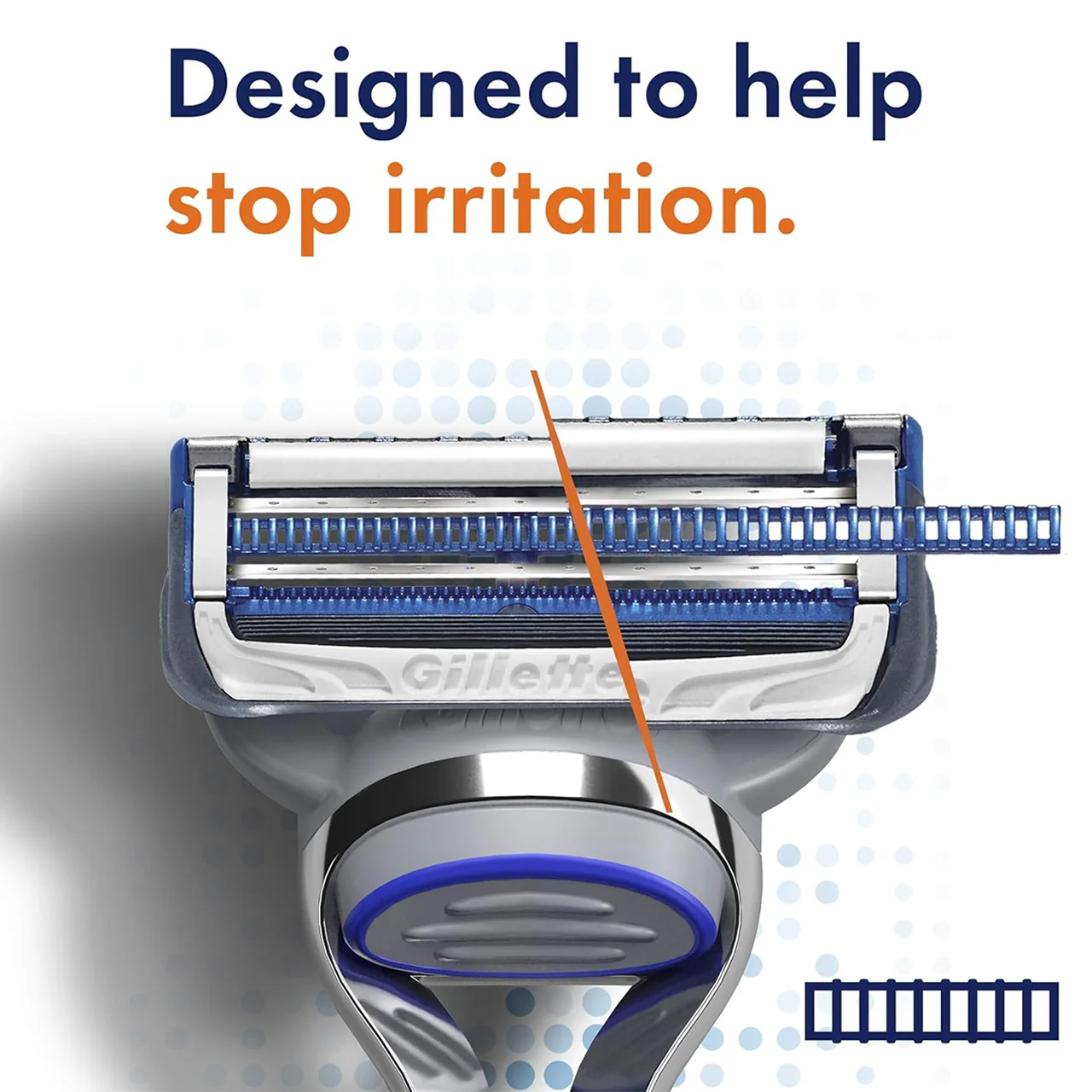 Gillette - SkinGuard Men's Razor, Handle + 2 Blade Refills - Image 2