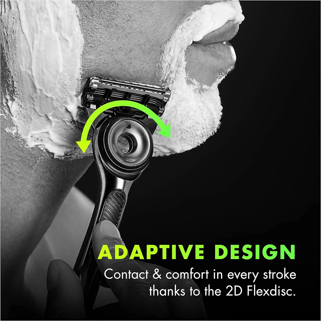 Gillette - Exfoliating Bar Razor | Razor + Cartridge + Stand - Image 2