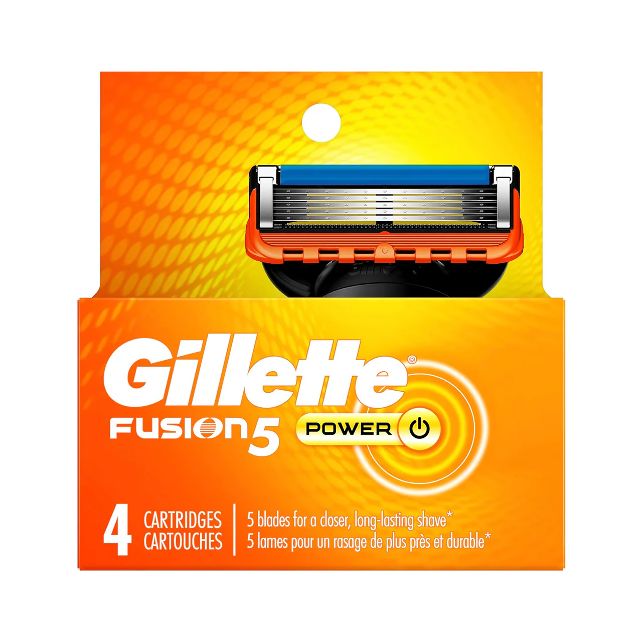 Gillette - Fusion 5 Power Refill | 4 Cartridges