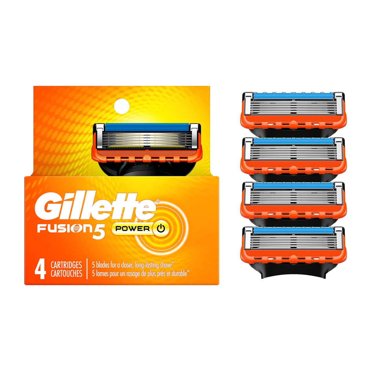 Gillette - Fusion 5 Power Refill | 4 Cartridges - Image 3