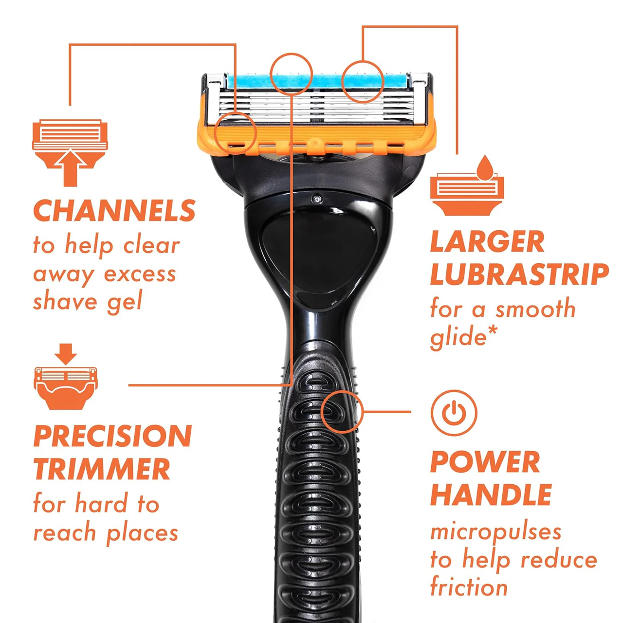 Gillette - Fusion 5 Power Refill | 4 Cartridges - Image 4