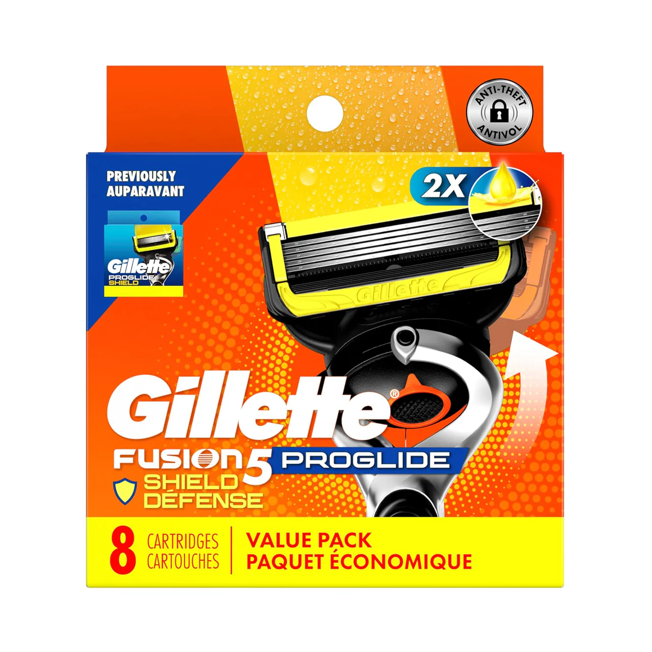 Gillette - ProGlide Shield Fusion5 Replacement Blades | 8 Cartridges