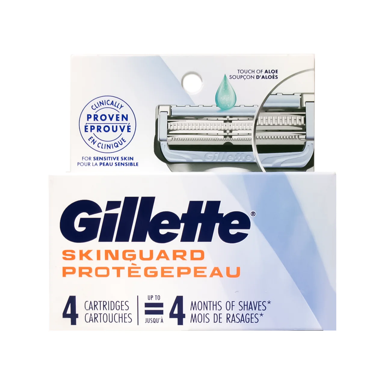 Gillette - Skinguard For Sensitive Skin | 4 Cartridges