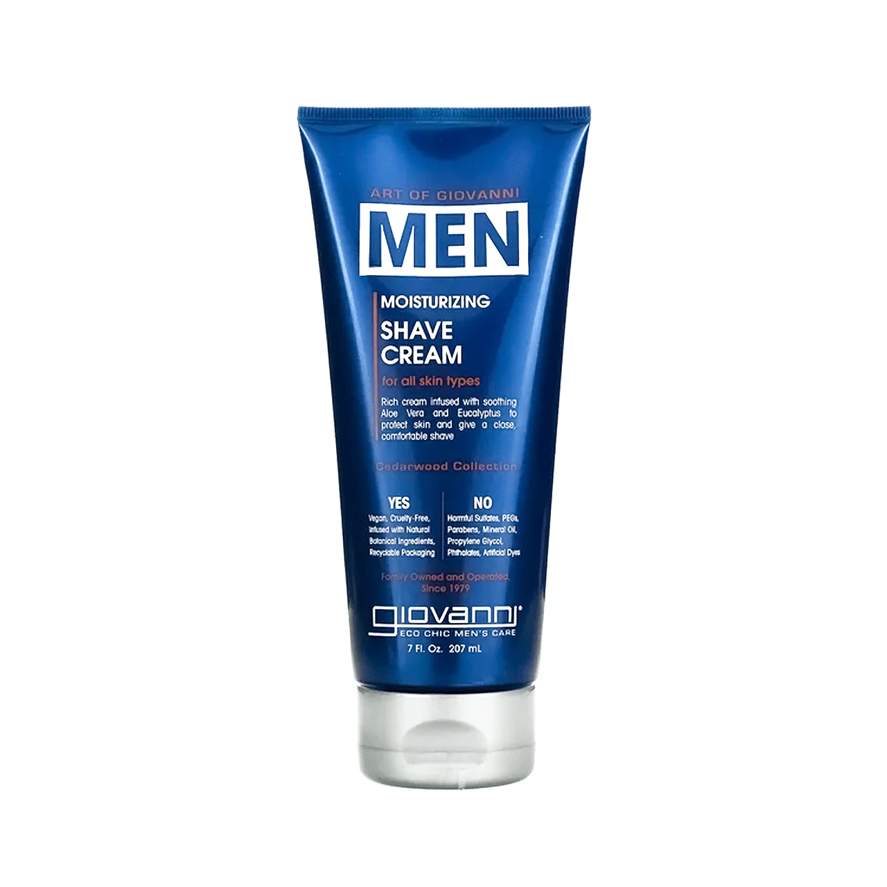 Giovanni - Men's Moisturizing Shaving Cream, For All Skin Types | 207 mL