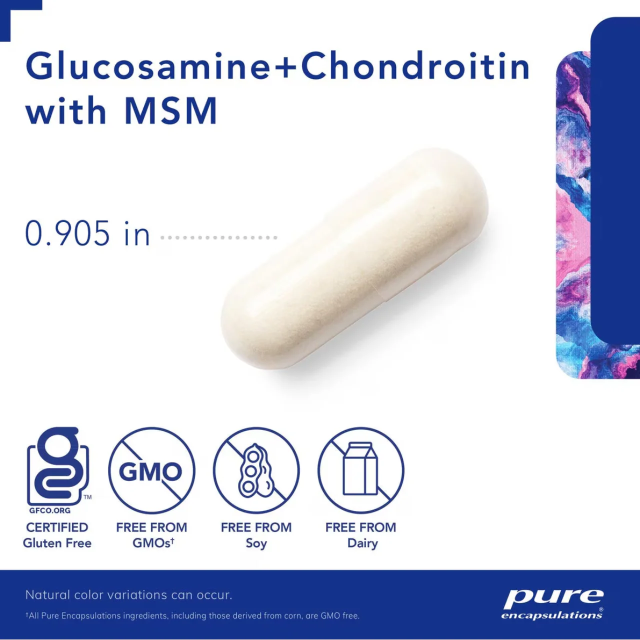 Pure Encapsulations - Glucosamine + Chondroitin with MSM | 120 Capsules - Image 3