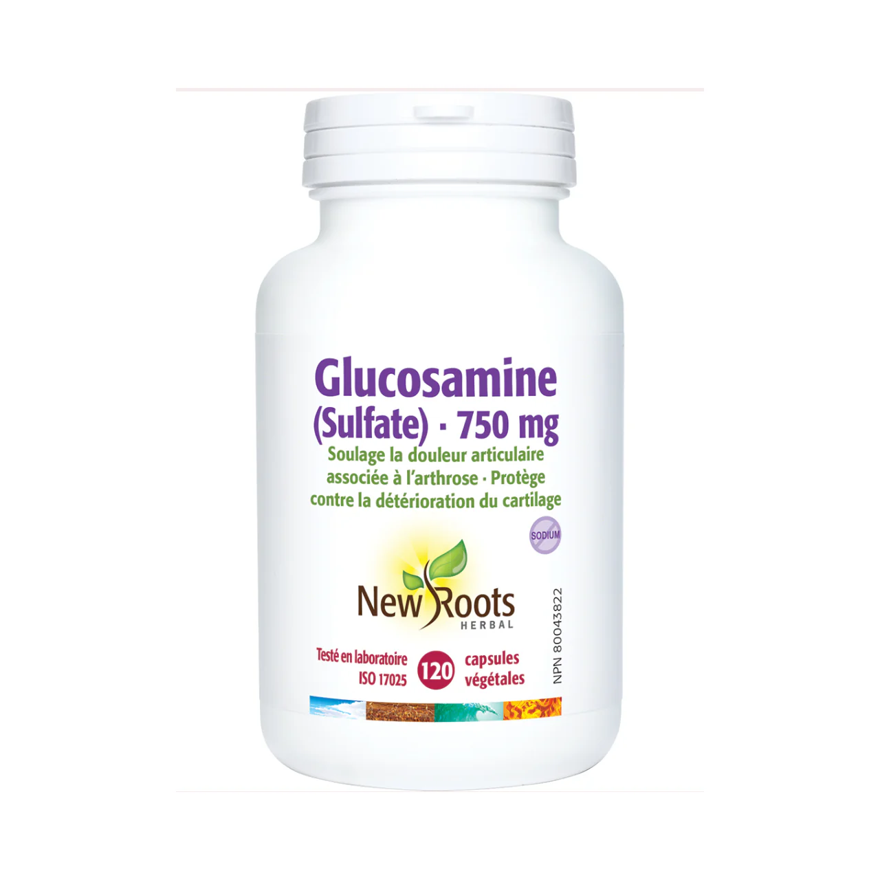 New Roots - Glucosamine Sulfate 750 mg | 120 capsules - Image 2