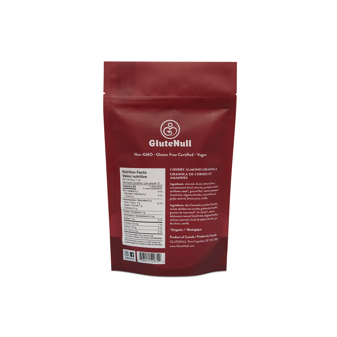 Glutenull - Cherry Almond Granola | 280 g - Image 2
