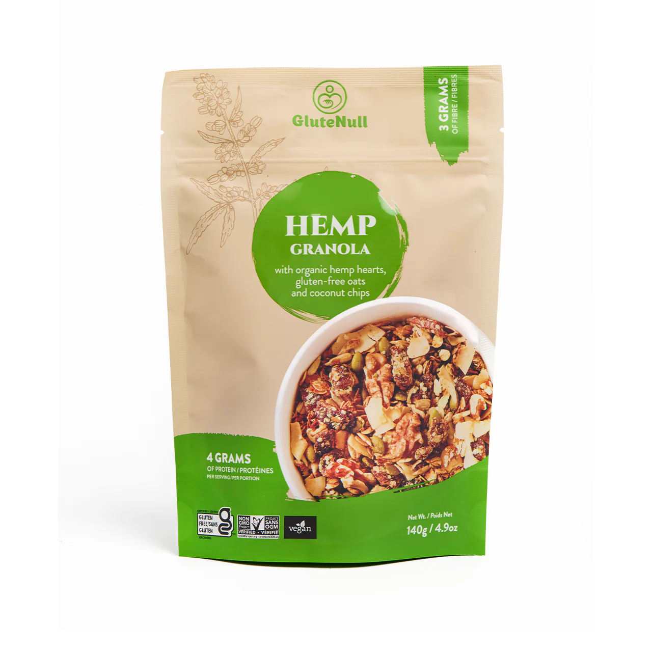 Glutenull - Hemp Granola Small | 140 g