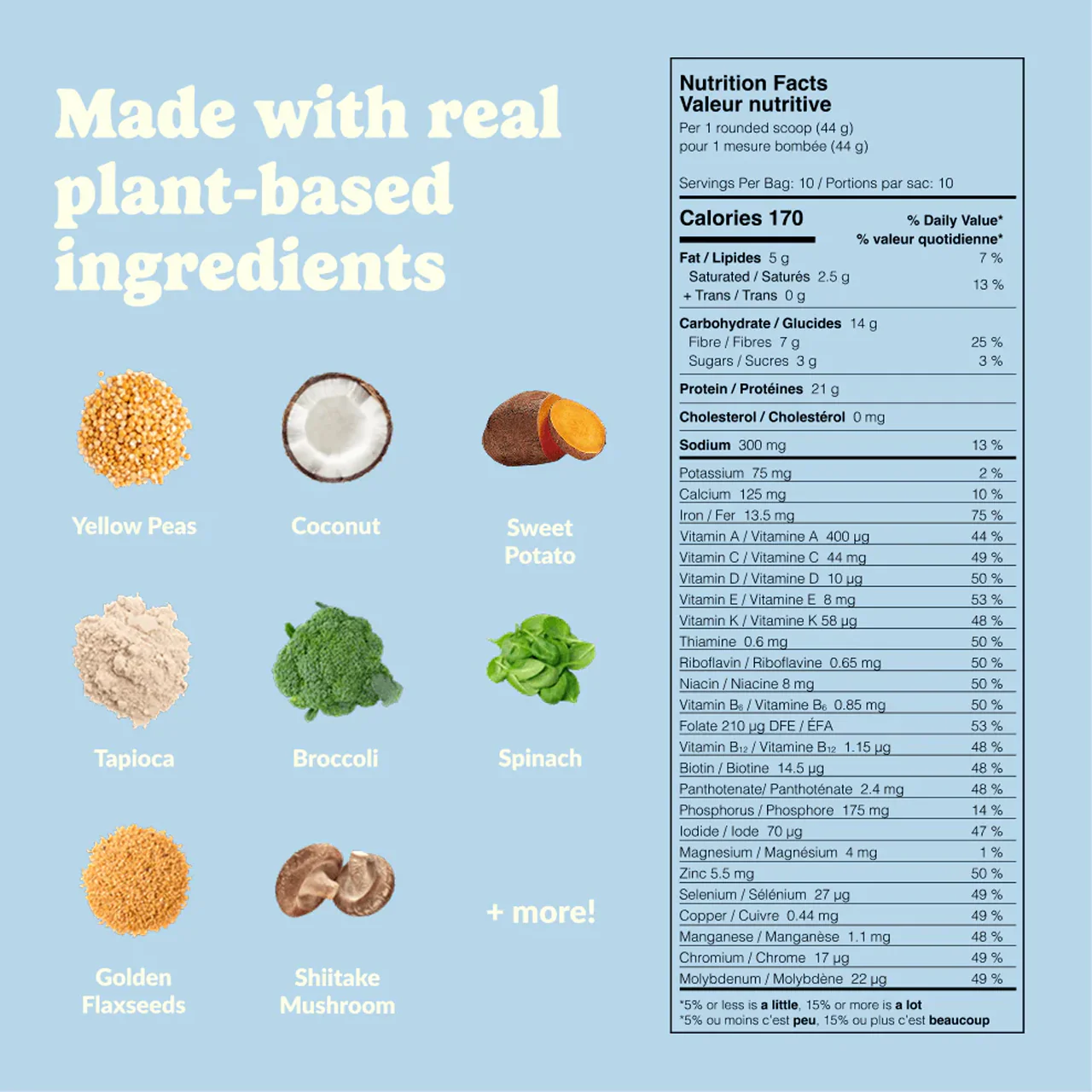 goodprotein All-In-One Shake Plant-Based Superfood Blend, Maple Cookie | 440 g - Image 2