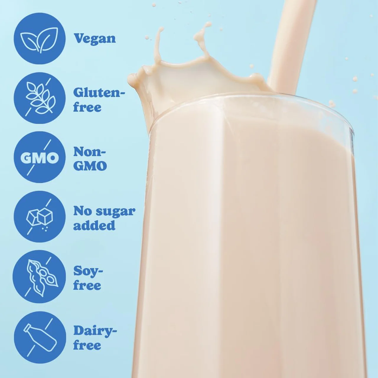 goodprotein All-In-One Shake Plant-Based Superfood Blend, Vanilla Milkshake | 440 g - Image 2