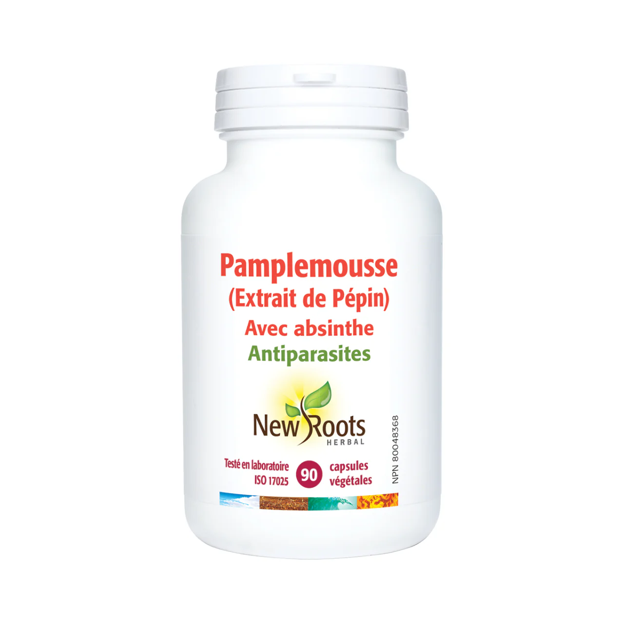 New Roots - Grapefruit Seed Extract With Wormwood and Echinacea | 90 capsules - Image 2