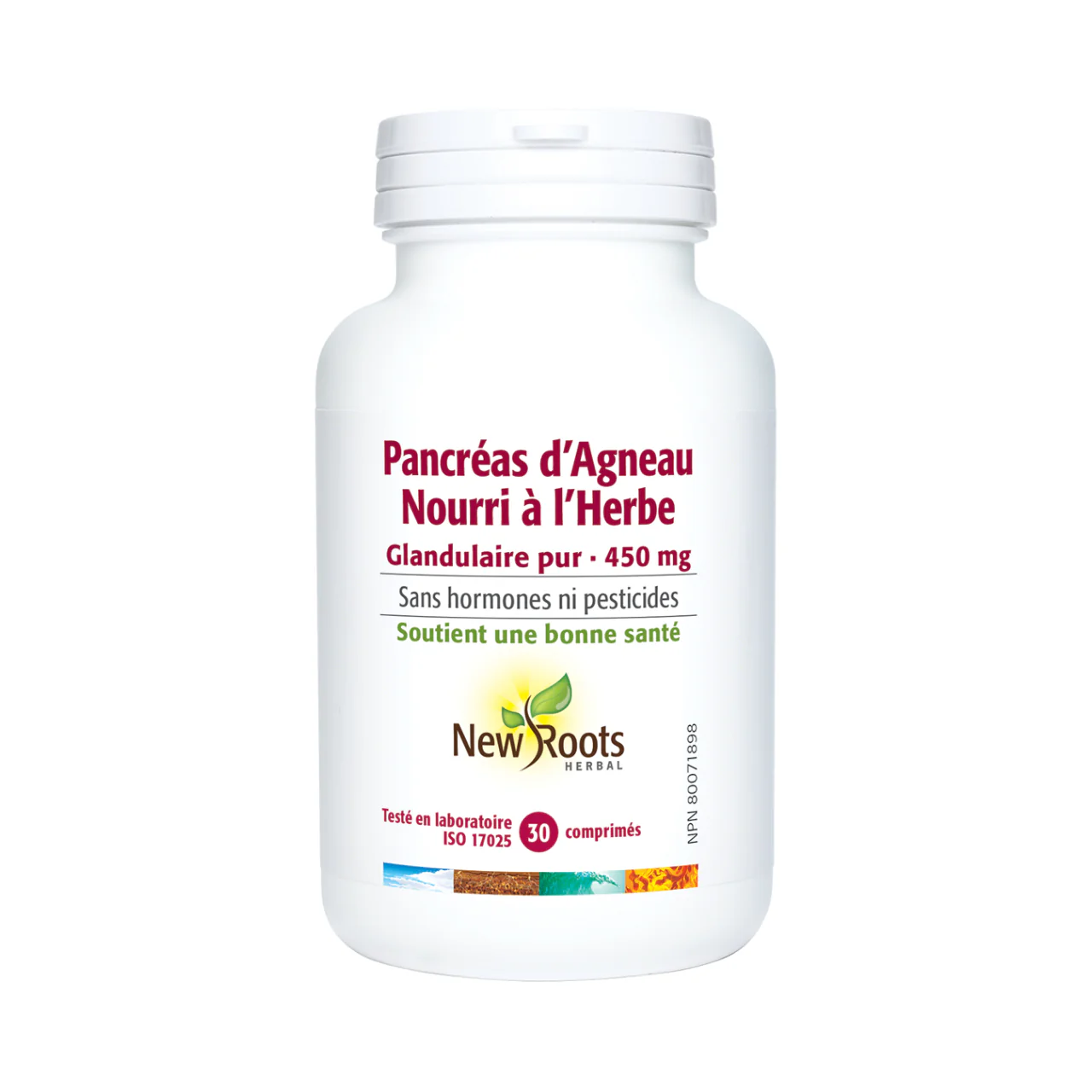 New Roots - Grass-Fed Lamb Pancreas Pure Glandular 450 mg | 30 tablets - Image 2