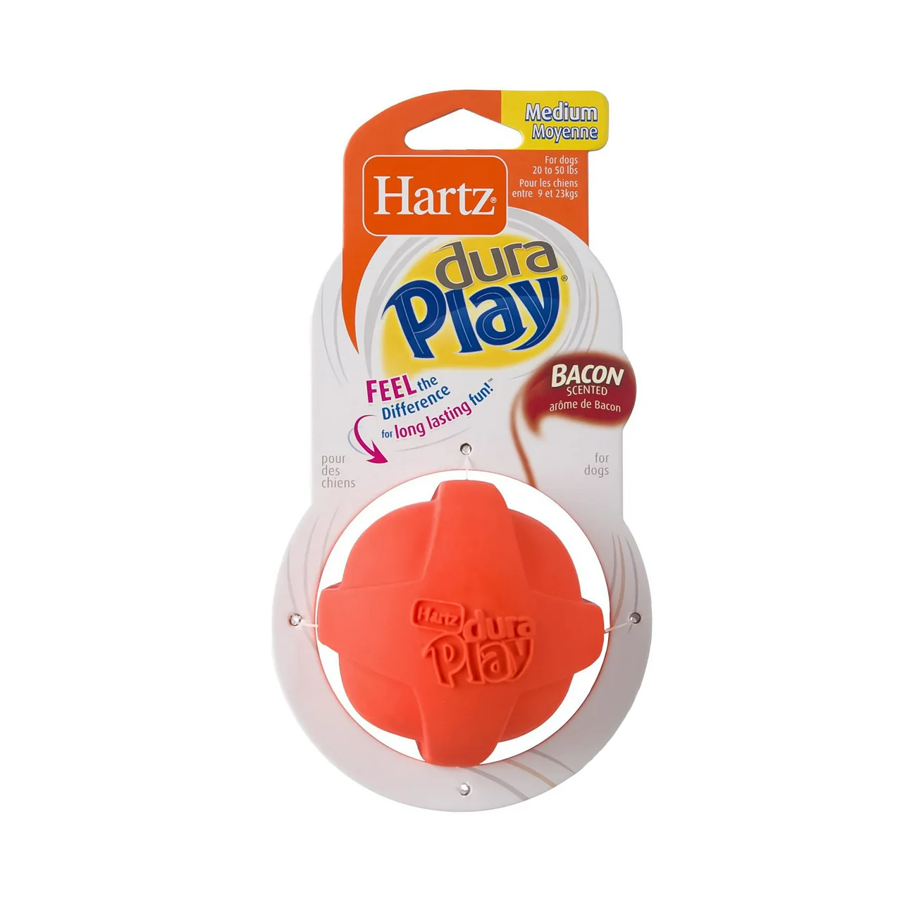 Hartz - DuraPlay Ball Bacon Scented for Dogs Medium | 1 Pack