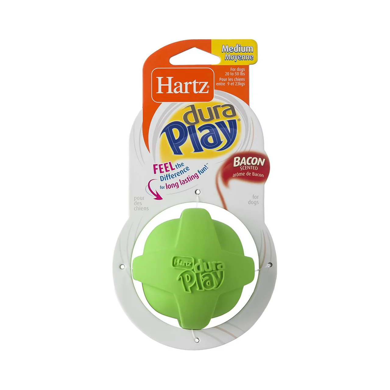 Hartz - DuraPlay Ball Bacon Scented for Dogs Medium | 1 Pack - Image 2