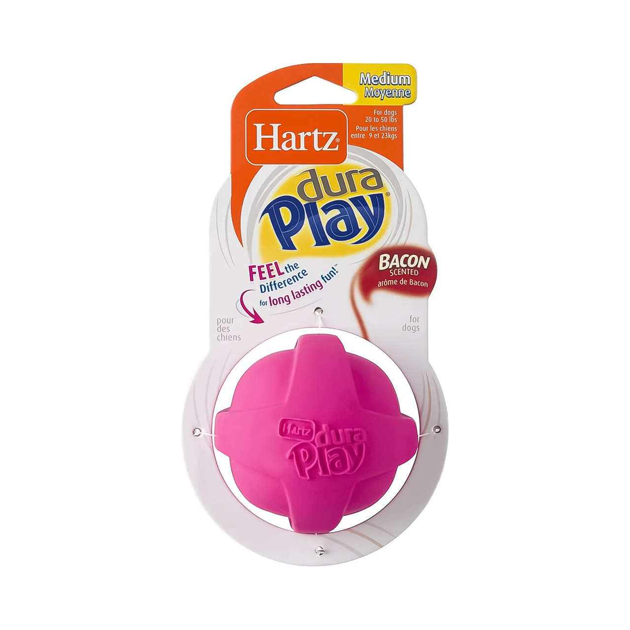 Hartz - DuraPlay Ball Bacon Scented for Dogs Medium | 1 Pack - Image 3