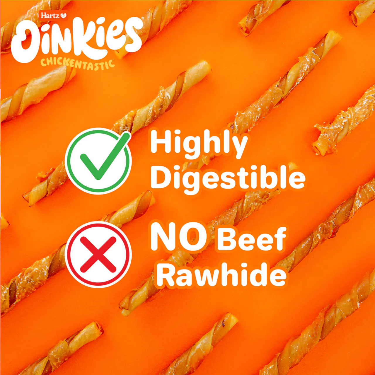Hartz - Oinkies Hearty Twists - Chickentastic | 20 pk - Image 2
