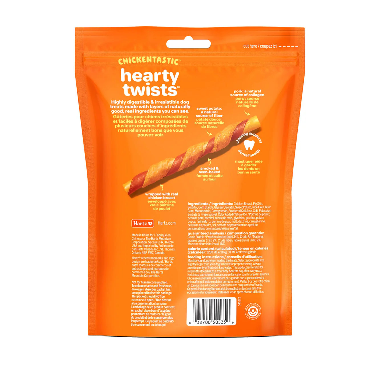 Hartz - Oinkies Hearty Twists - Chickentastic | 20 pk - Image 3