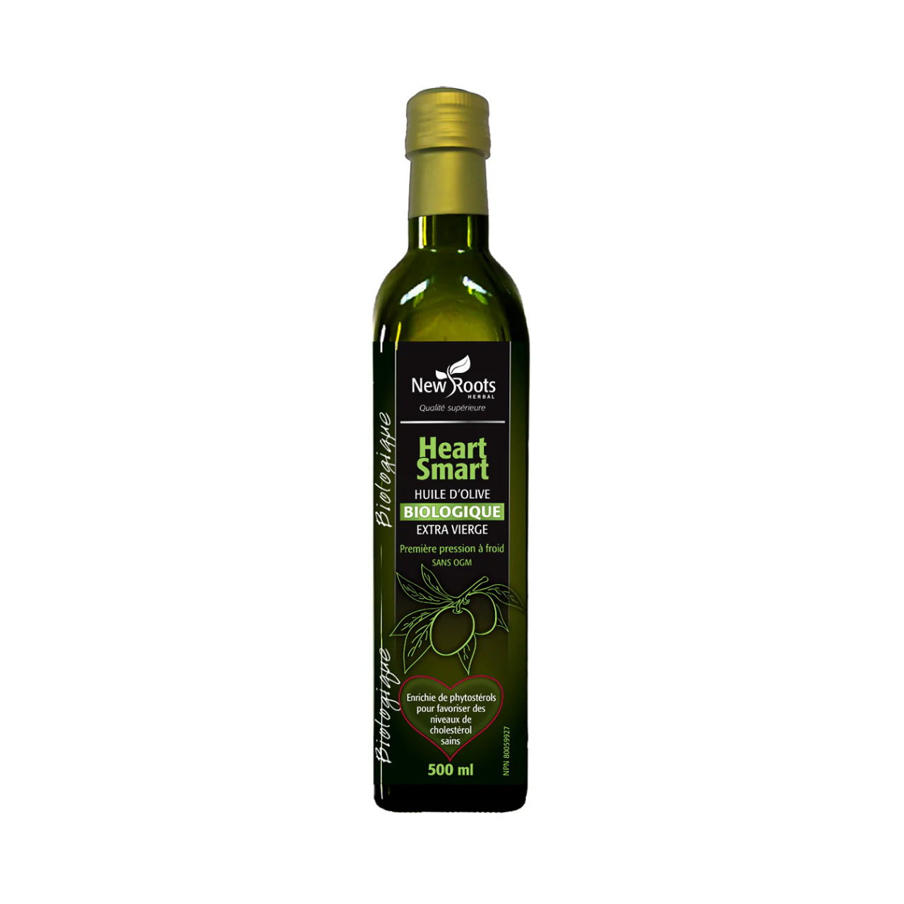 New Roots - Heart Smart Extra Virgin Organic Olive Oil | 500 mL