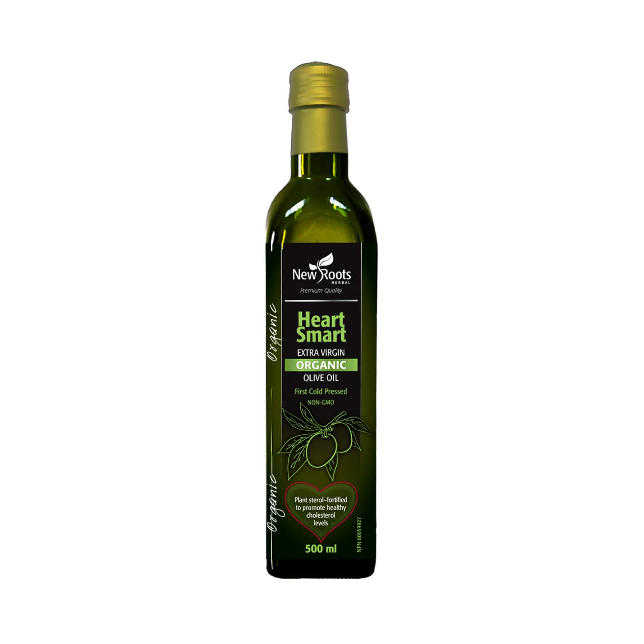New Roots - Heart Smart Extra Virgin Organic Olive Oil | 500 mL - Image 2