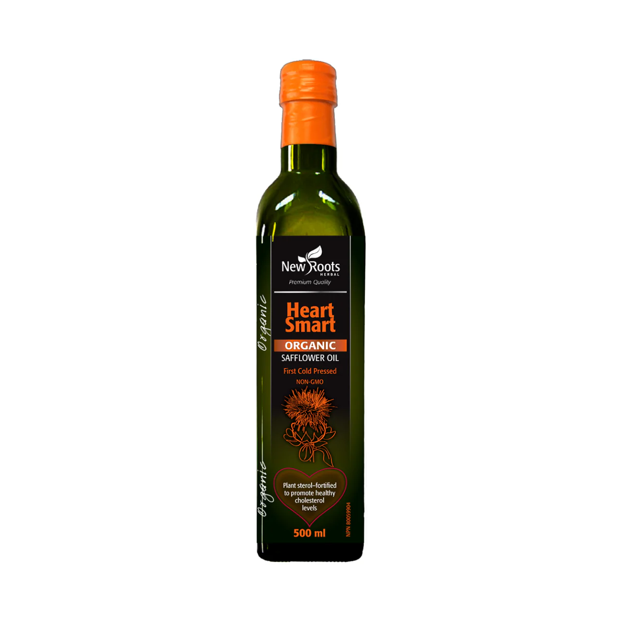 New Roots - Heart Smart Organic Safflower Oil | 500 mL - Image 2