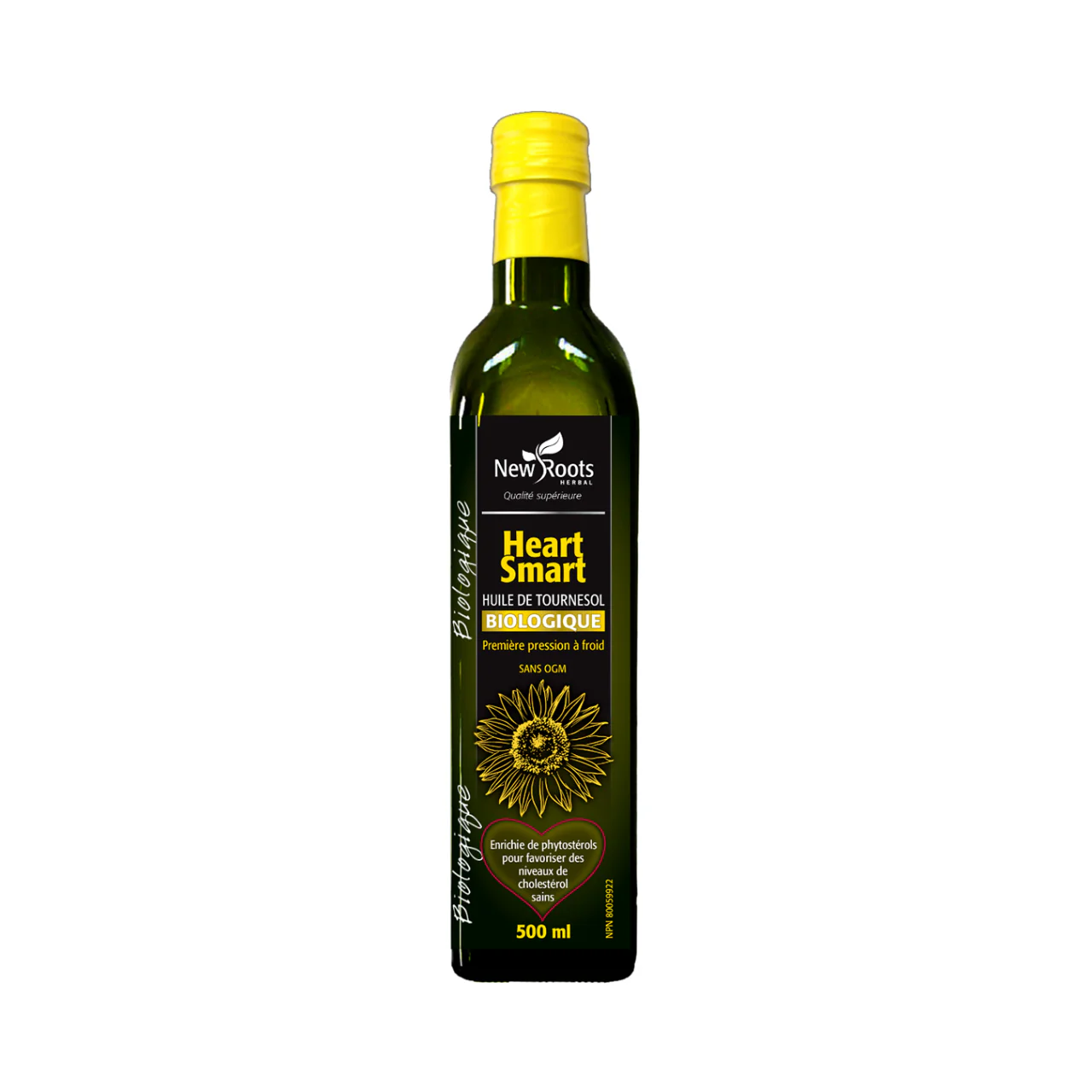 New Roots - Heart Smart Organic Sunflower Oil | 500 mL