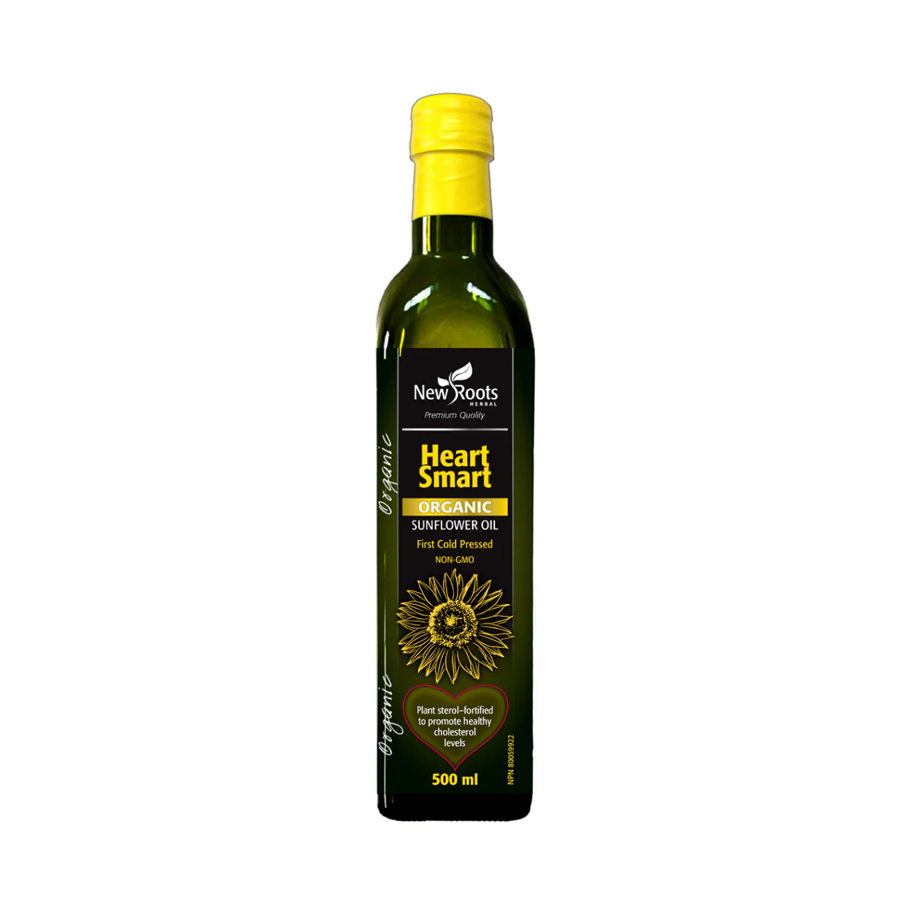 New Roots - Heart Smart Organic Sunflower Oil | 500 mL - Image 2