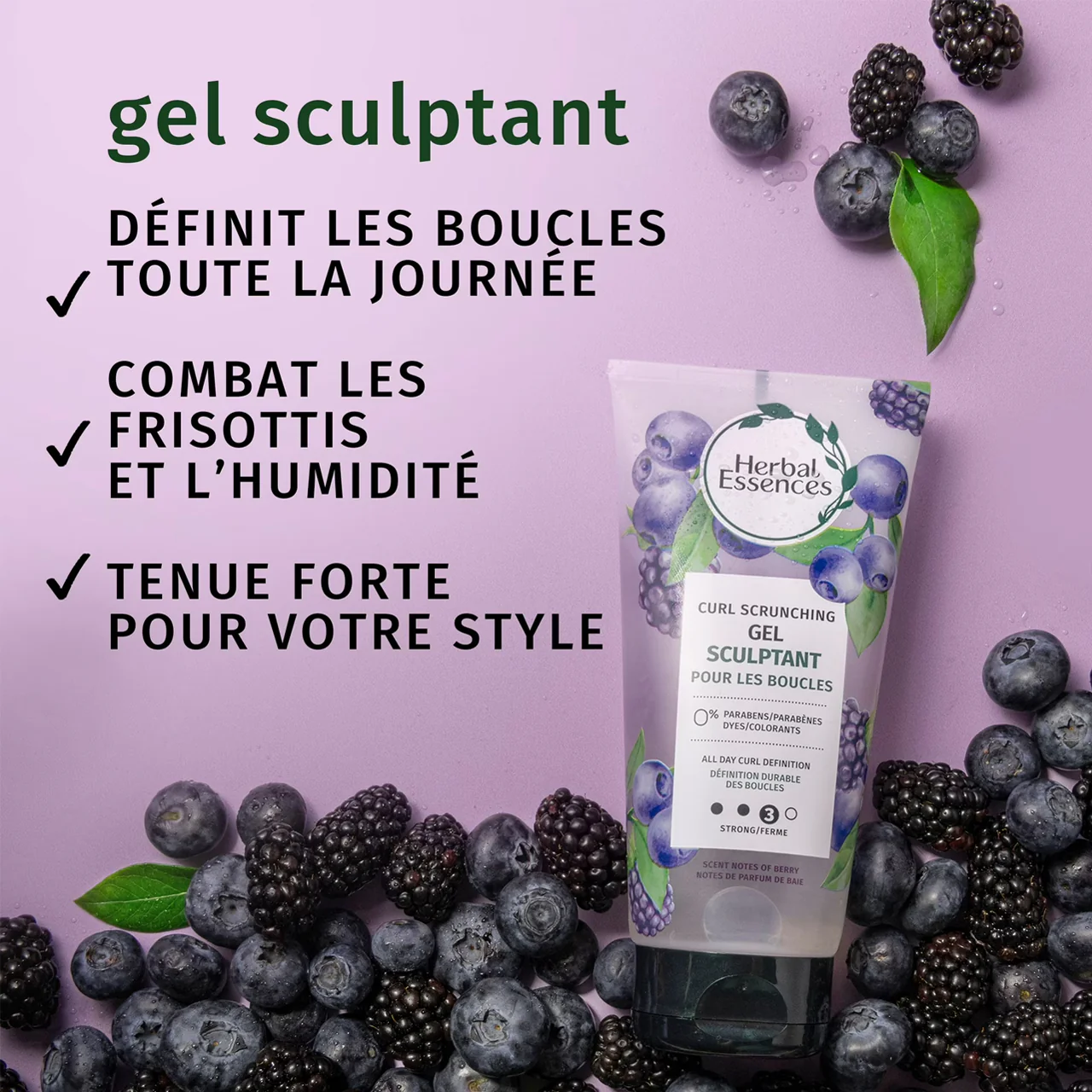 Herbal Essences - Curl Scrunching Gel - Strong Definition | 170 g - Image 3