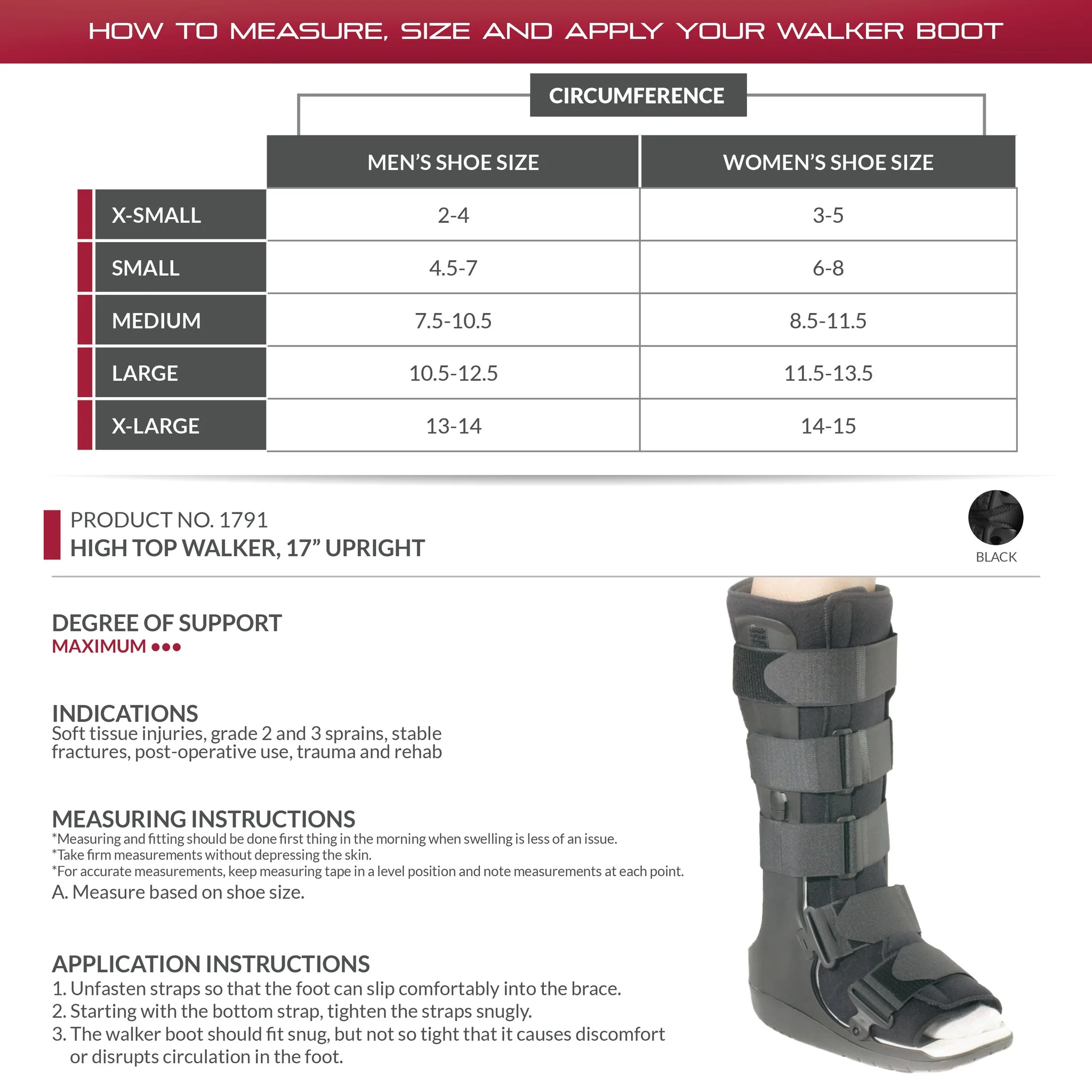 OTC - High-Top Walker Boot Black - Image 2