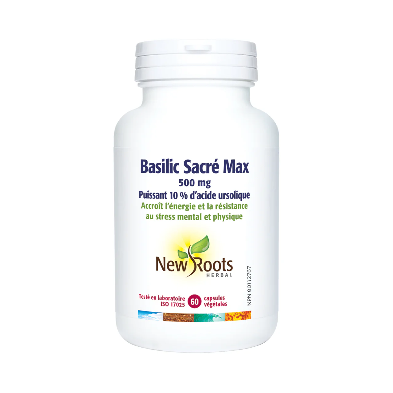 New Roots - Holy Basil Max 500 mg Potent 10% Ursolic Acid | 60 capsules - Image 2