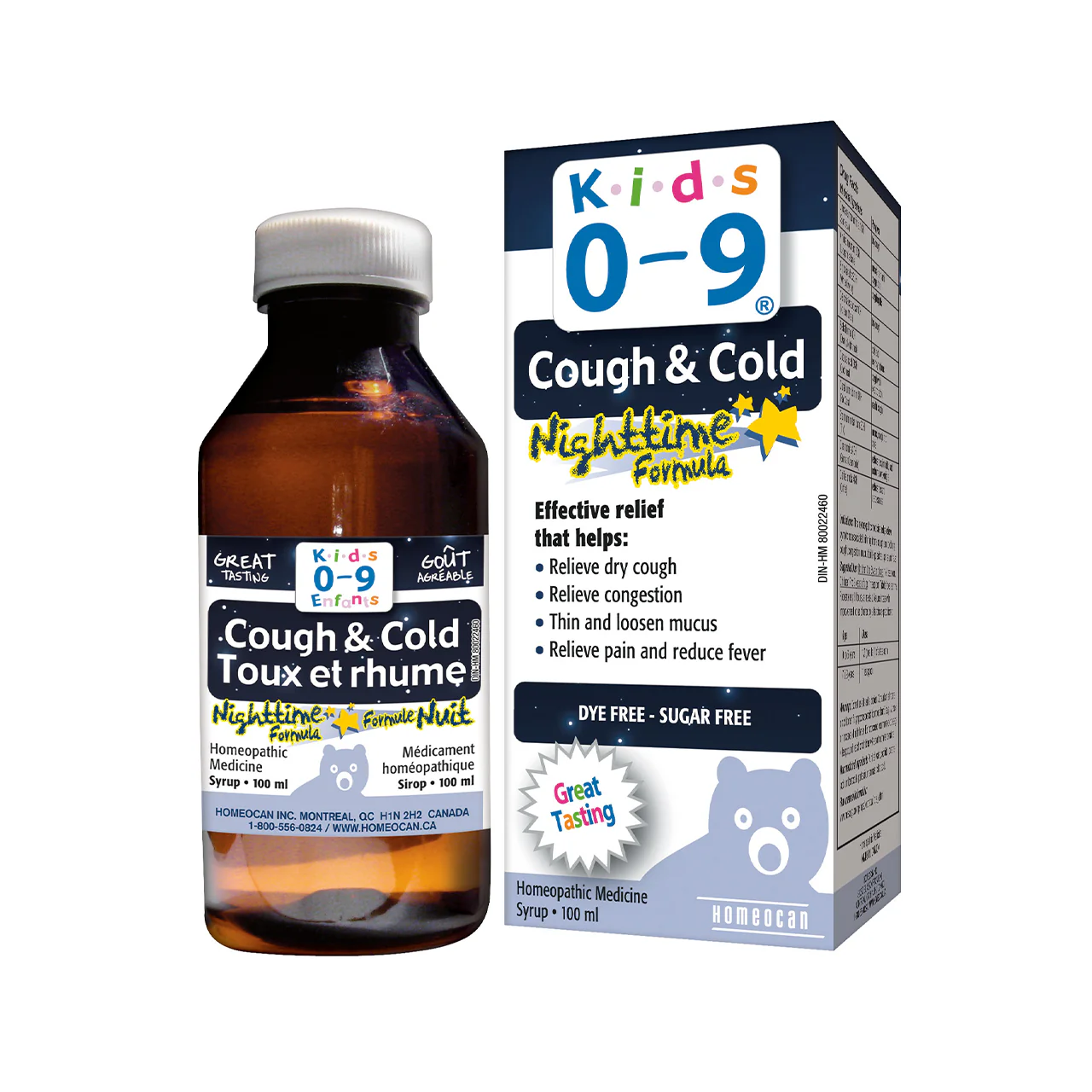 HOMEOCAN - Kids 0-9 Night Cough & Cold | 100 mL
