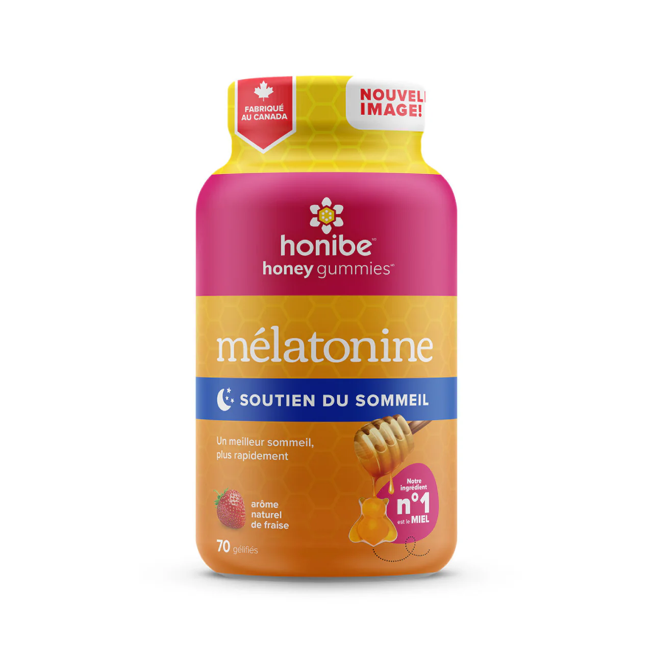 Hoibe - Melatonin, Strawberry Flavour | 50 Gummies - Image 2