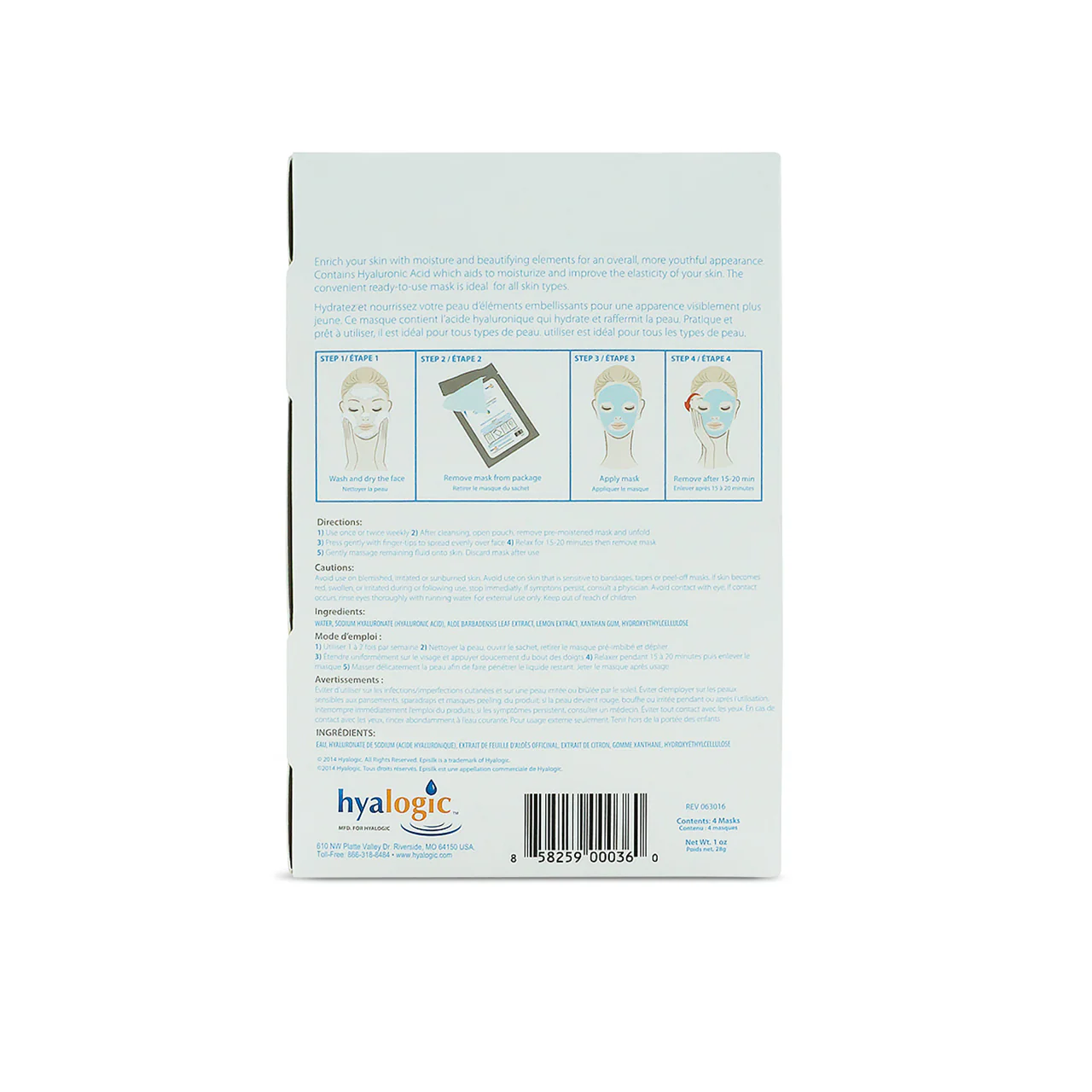 Hyalogic - Moisture Mask | 4 Pack - Image 2