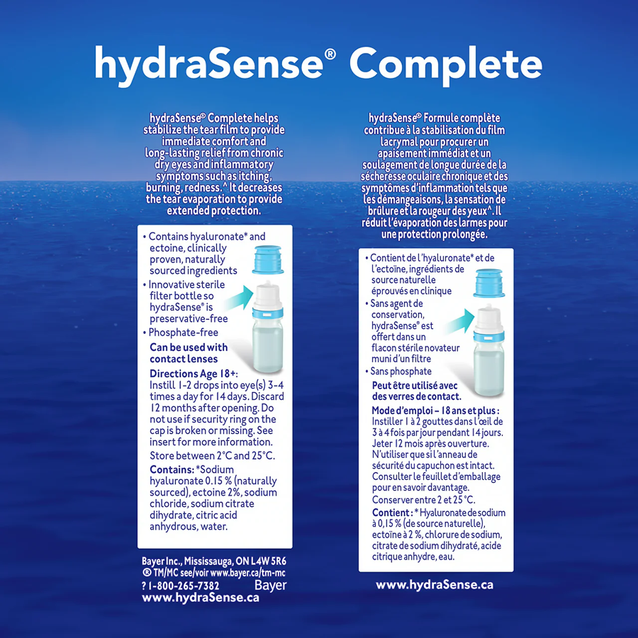 HydraSense - Extended Protection Drops, Complete for Dry Eye | 10 mL - Image 3