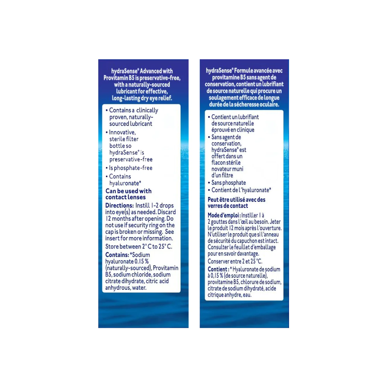HydraSense - Long Lasting Relief for Dry Eyes, Advanced | 20 x 0.5 mL - Image 2