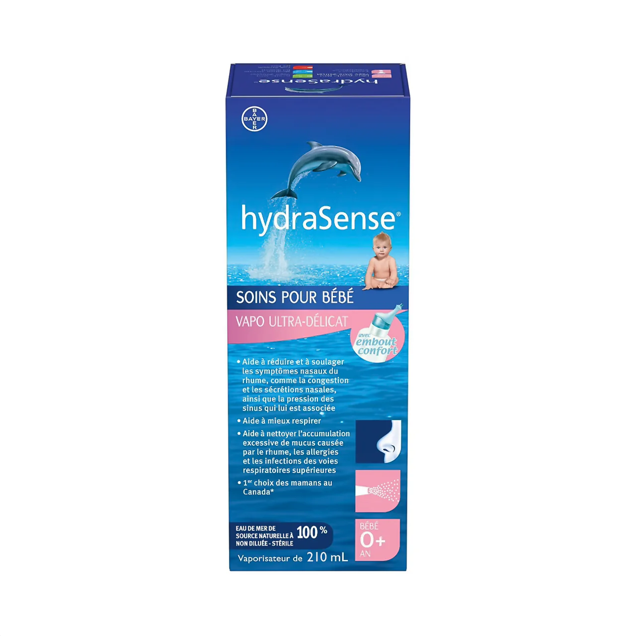 HydraSense - Baby Nasal Care - Ultra-Gentle Mist with Comfort Tip | 210 mL - Image 2