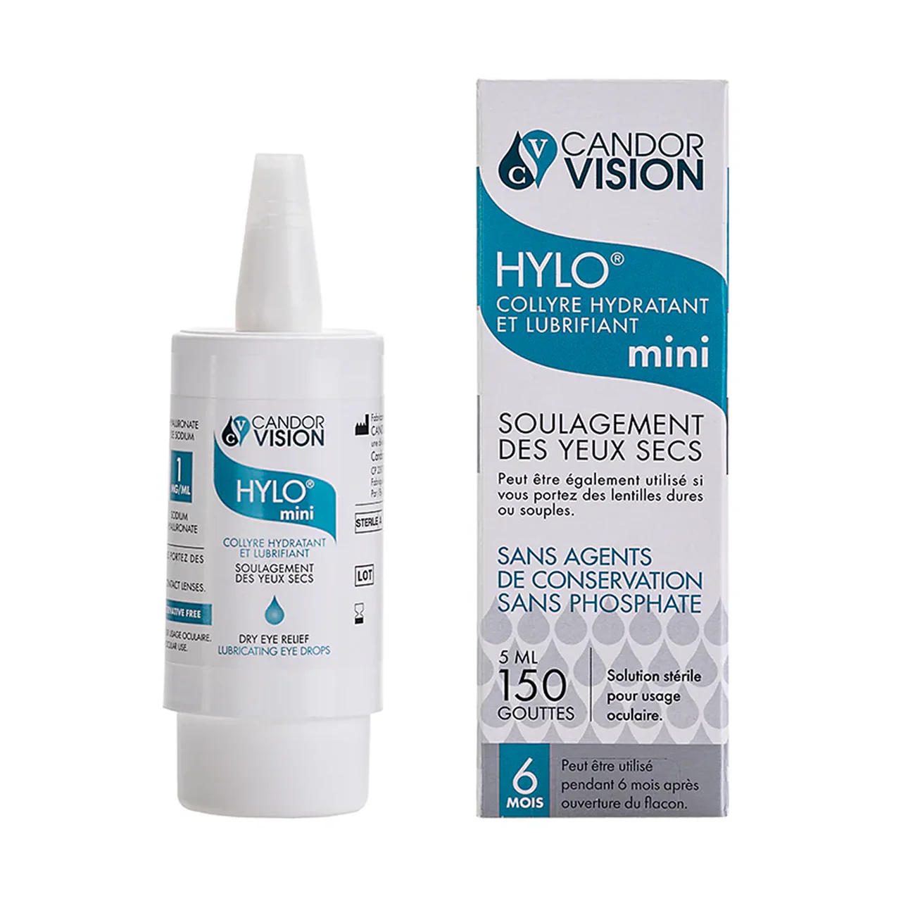 CandorVision - Hylo Lubricating Eye Drops, Dry Eye Relief | 5 mL - Image 2