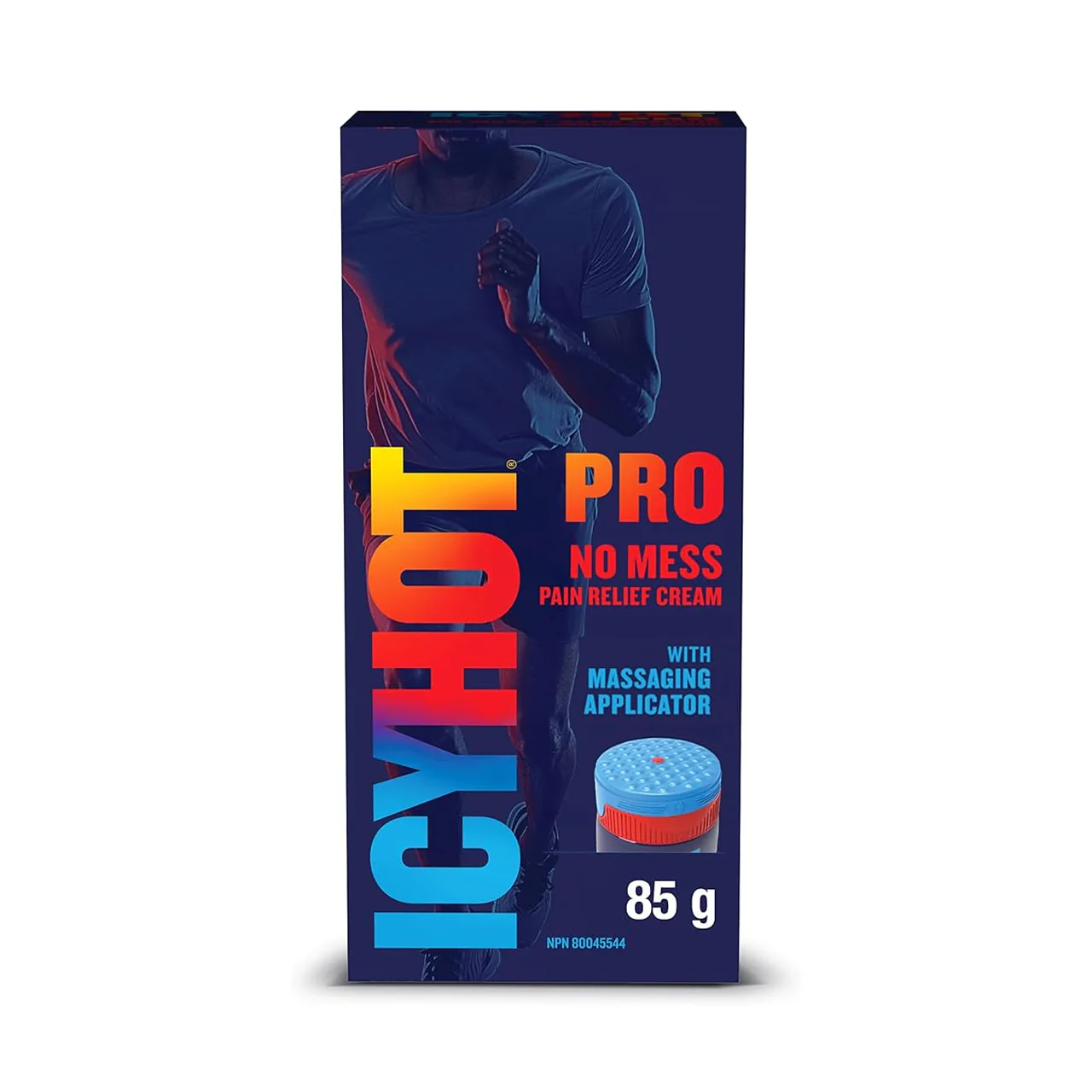 Icy Hot - Pro No Mess Pain Relief Cream With Massaging Applicator | 85 g