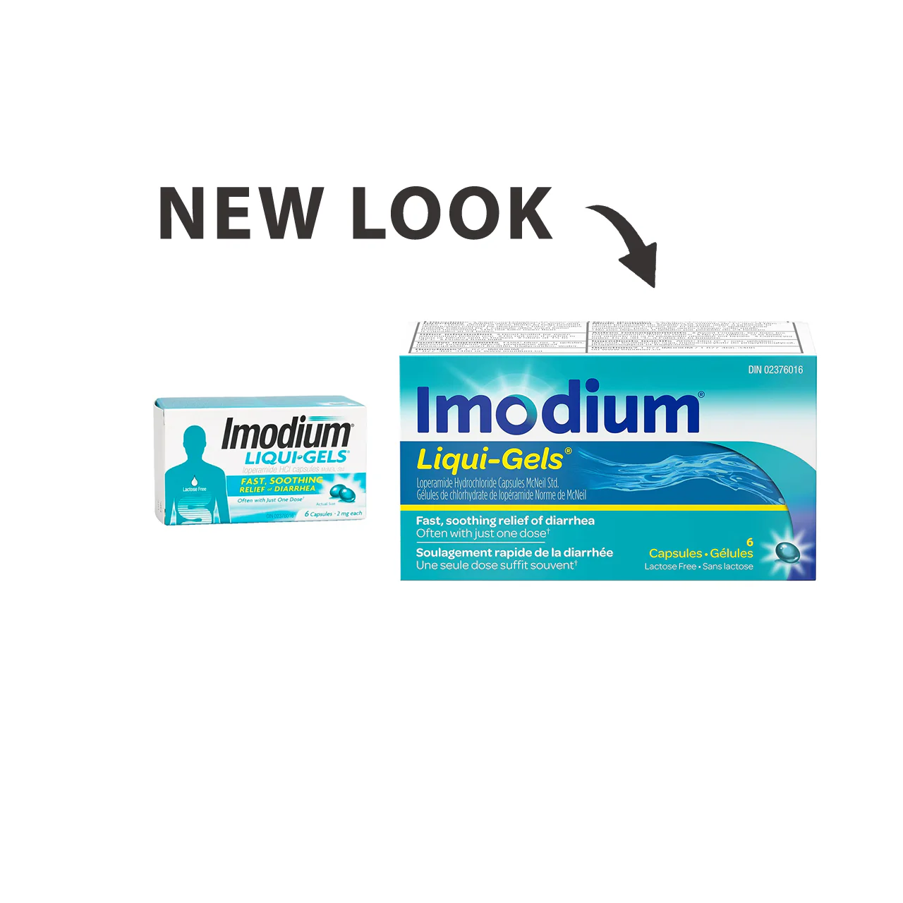 Imodium - Liqui-Gels for Soothing Relief of Diarrhea 2 mg - Adults | 6 Capsules - Image 2