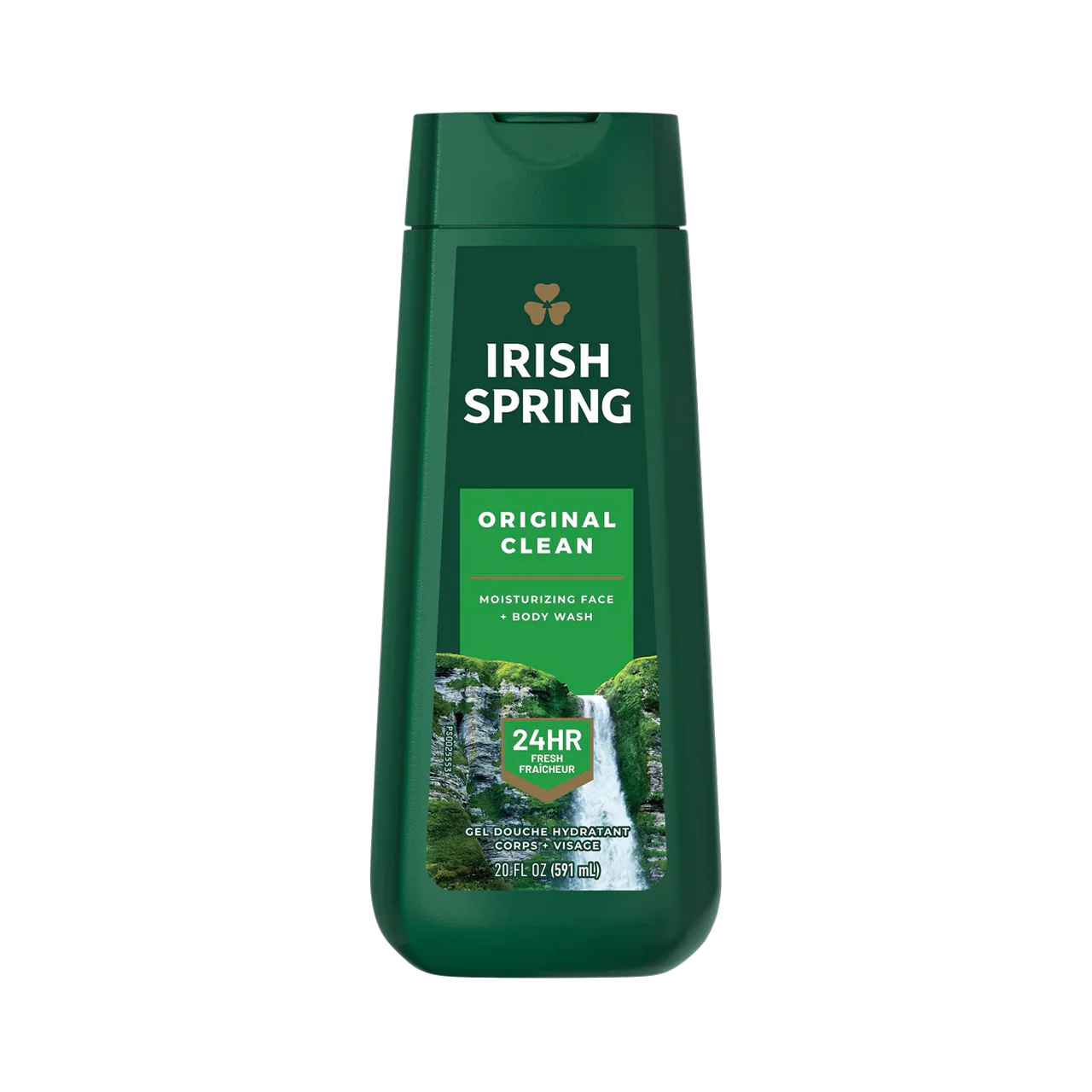 Irish Spring - Original Clean Moisturizing Face & Body Wash 24 Hr Fresh | 591 mL